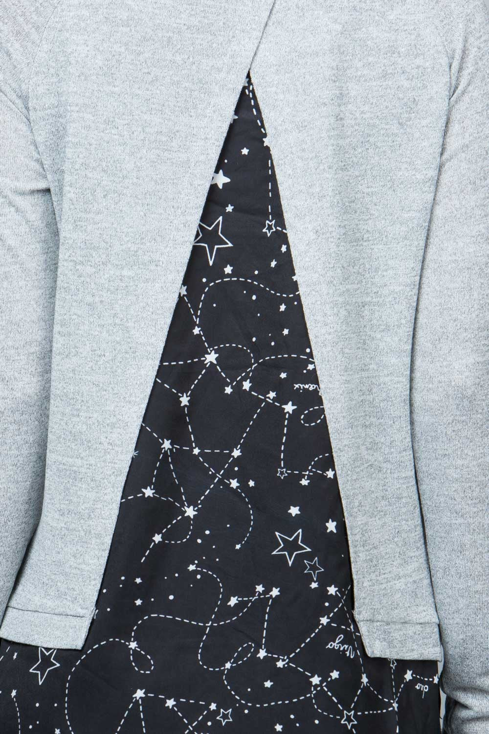 Celestial Print Sweater Top