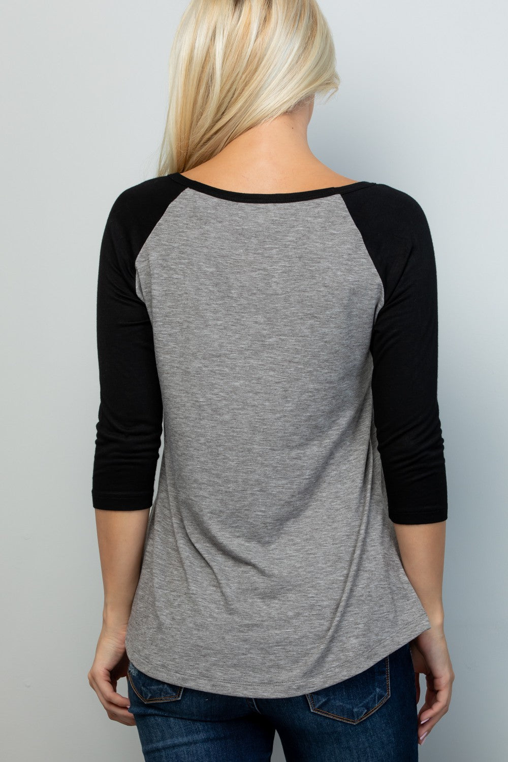 Namaste With Lotus Raglan Shirt