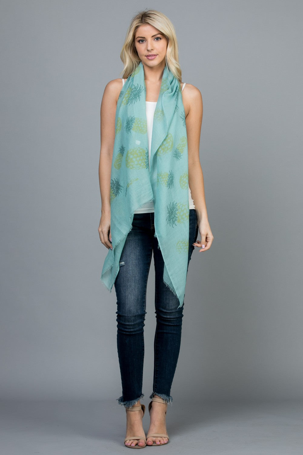 Pineapple Print Scarf