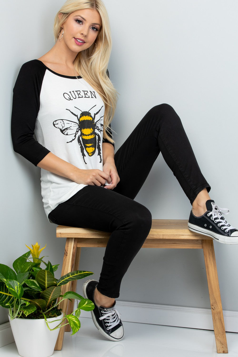 Queen Bee Raglan Shirt