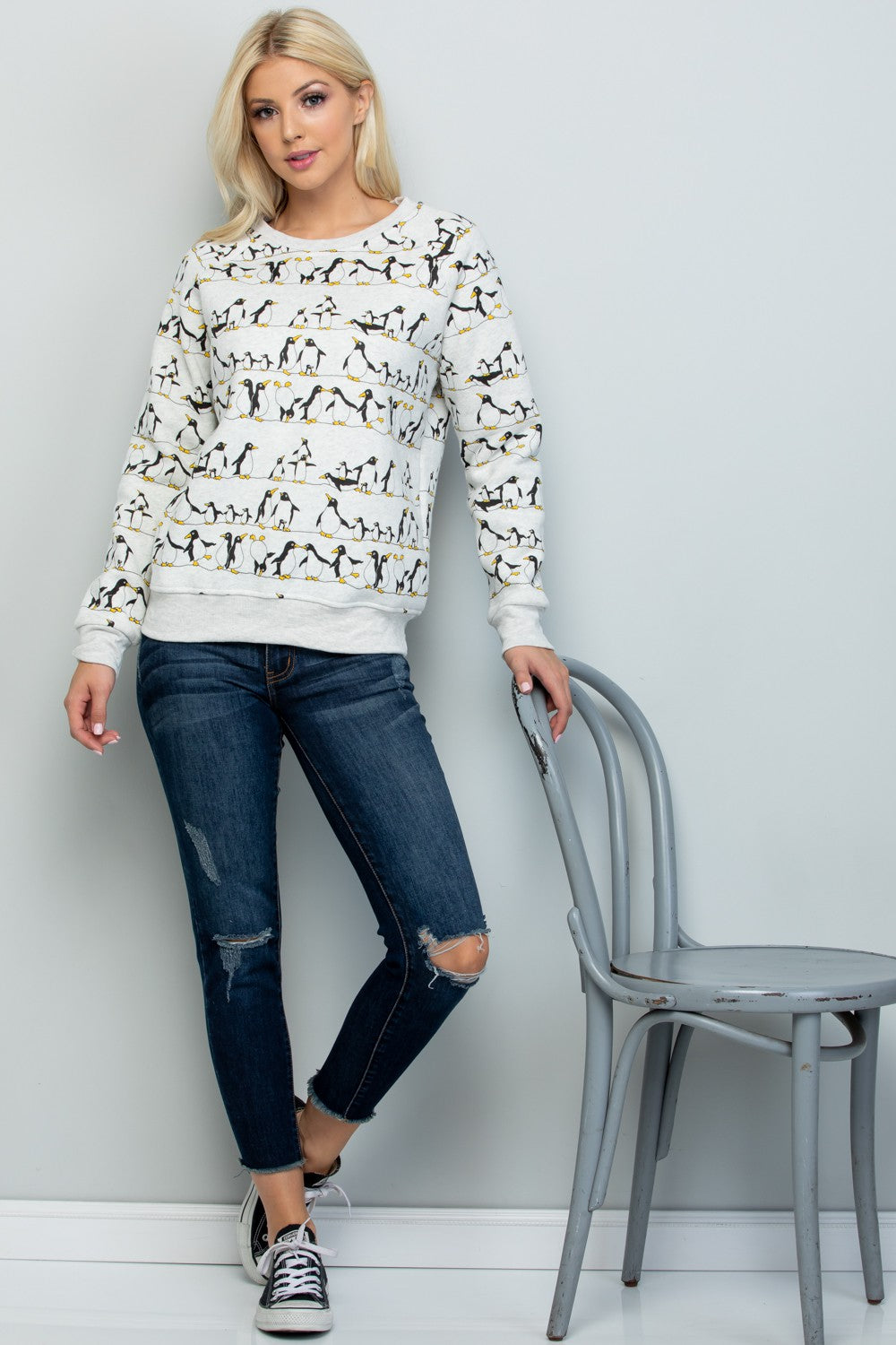 Dancing Penguin Sweatshirt