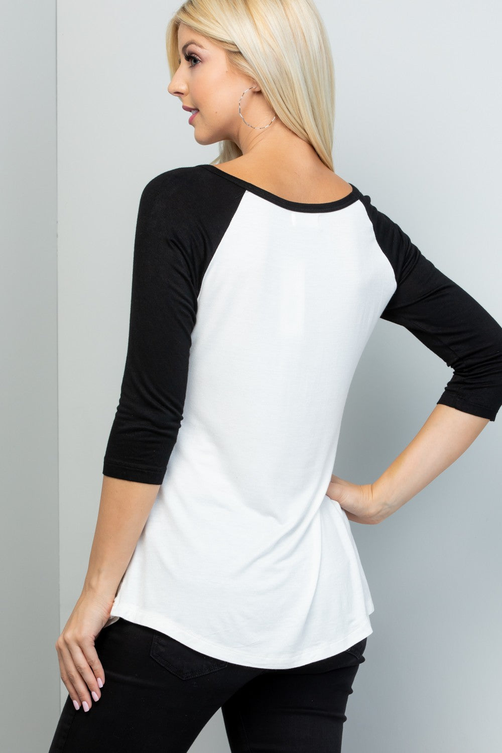 Namaste With Lotus  Raglan Shirt