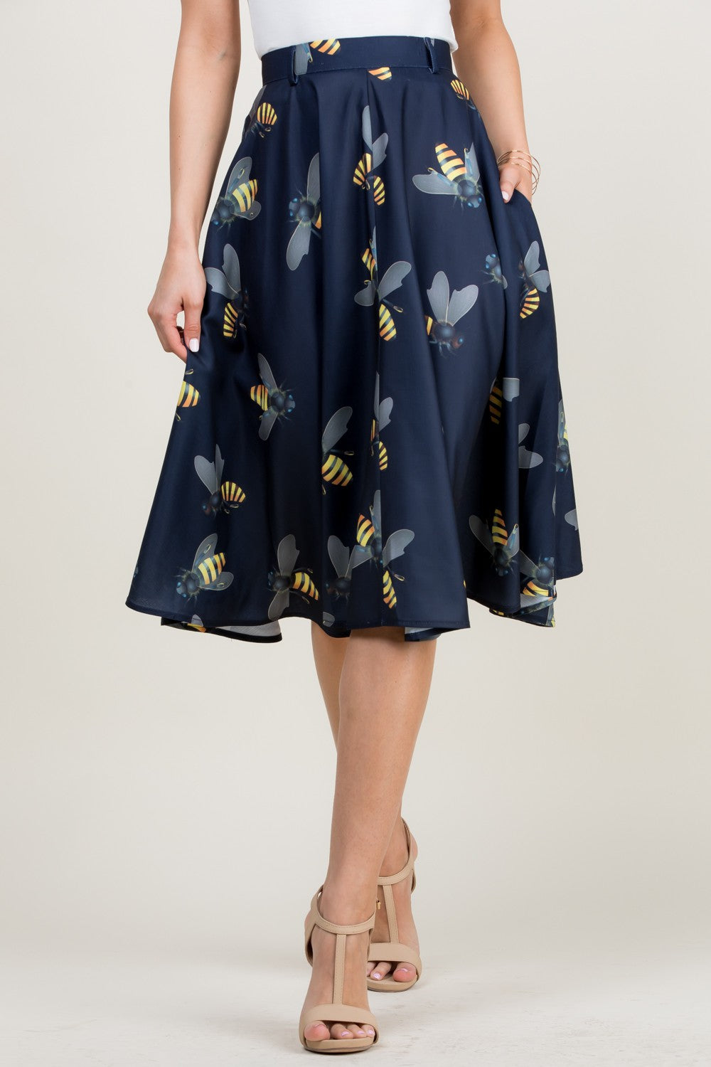 Big Bee Swing Skirt