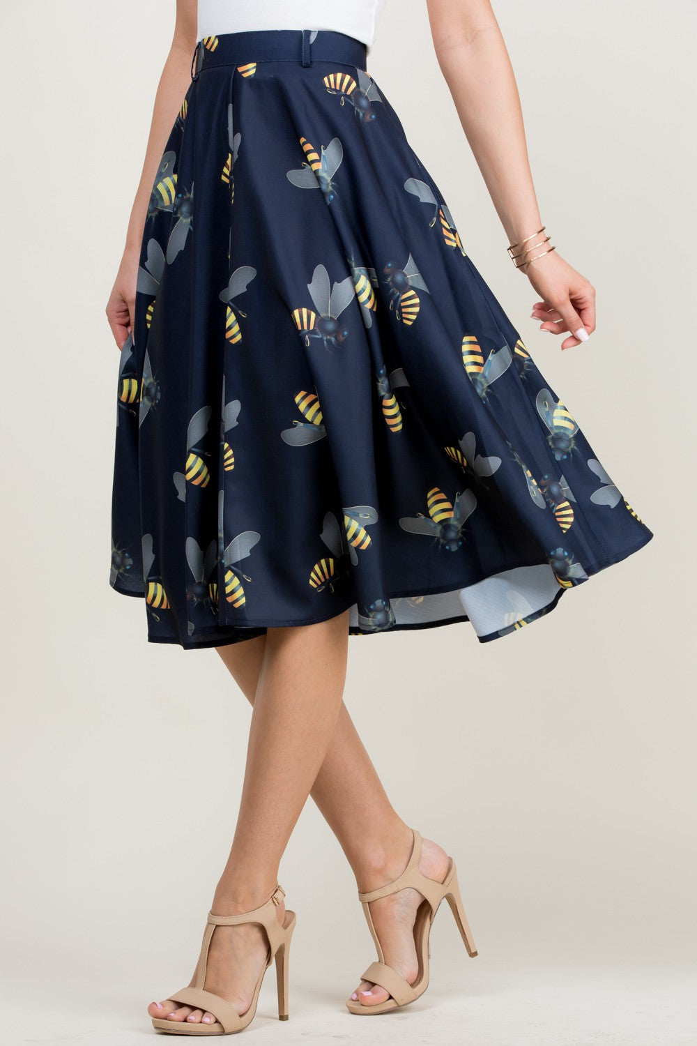 Big Bee Swing Skirt