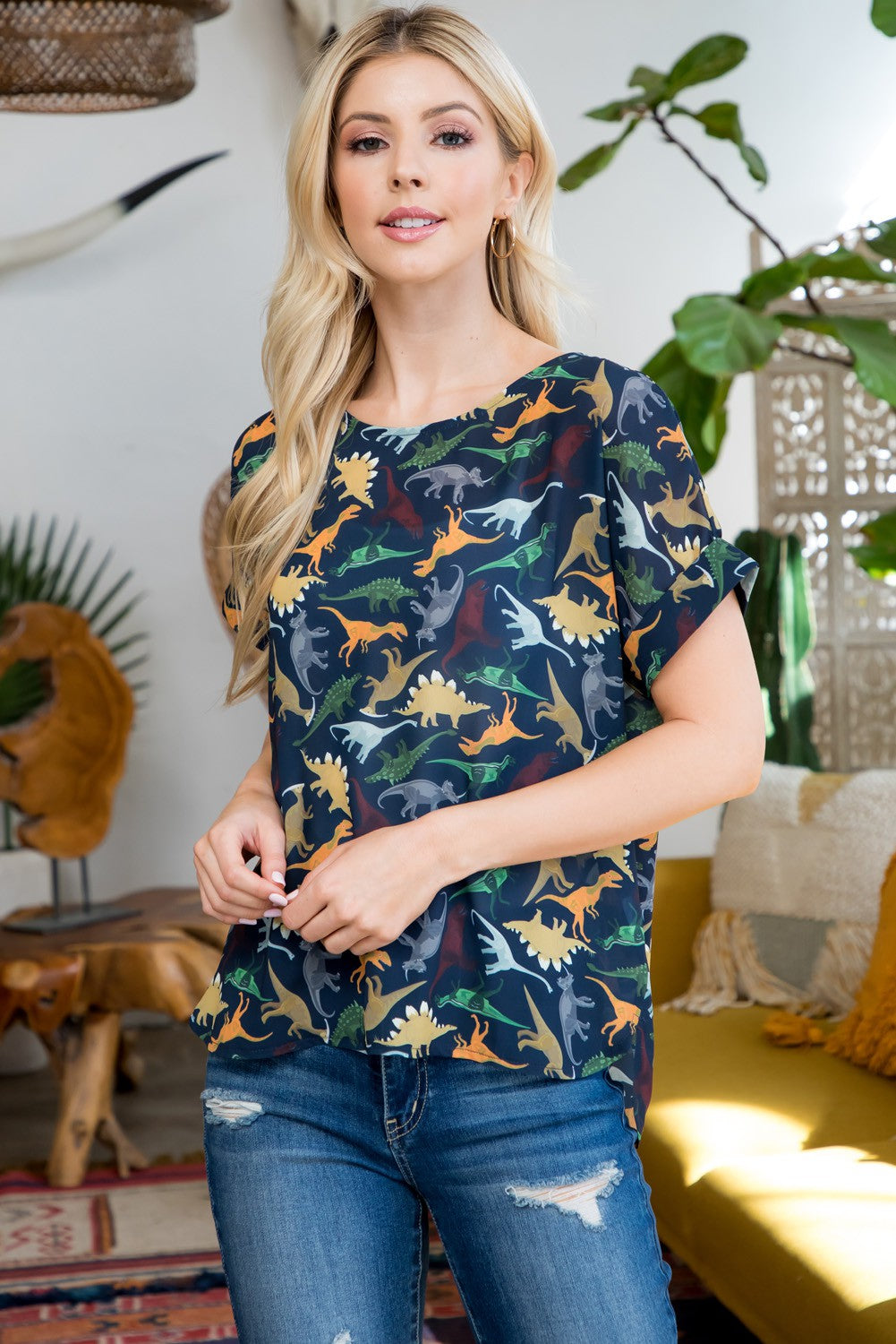 Dino Short Sleeve Top