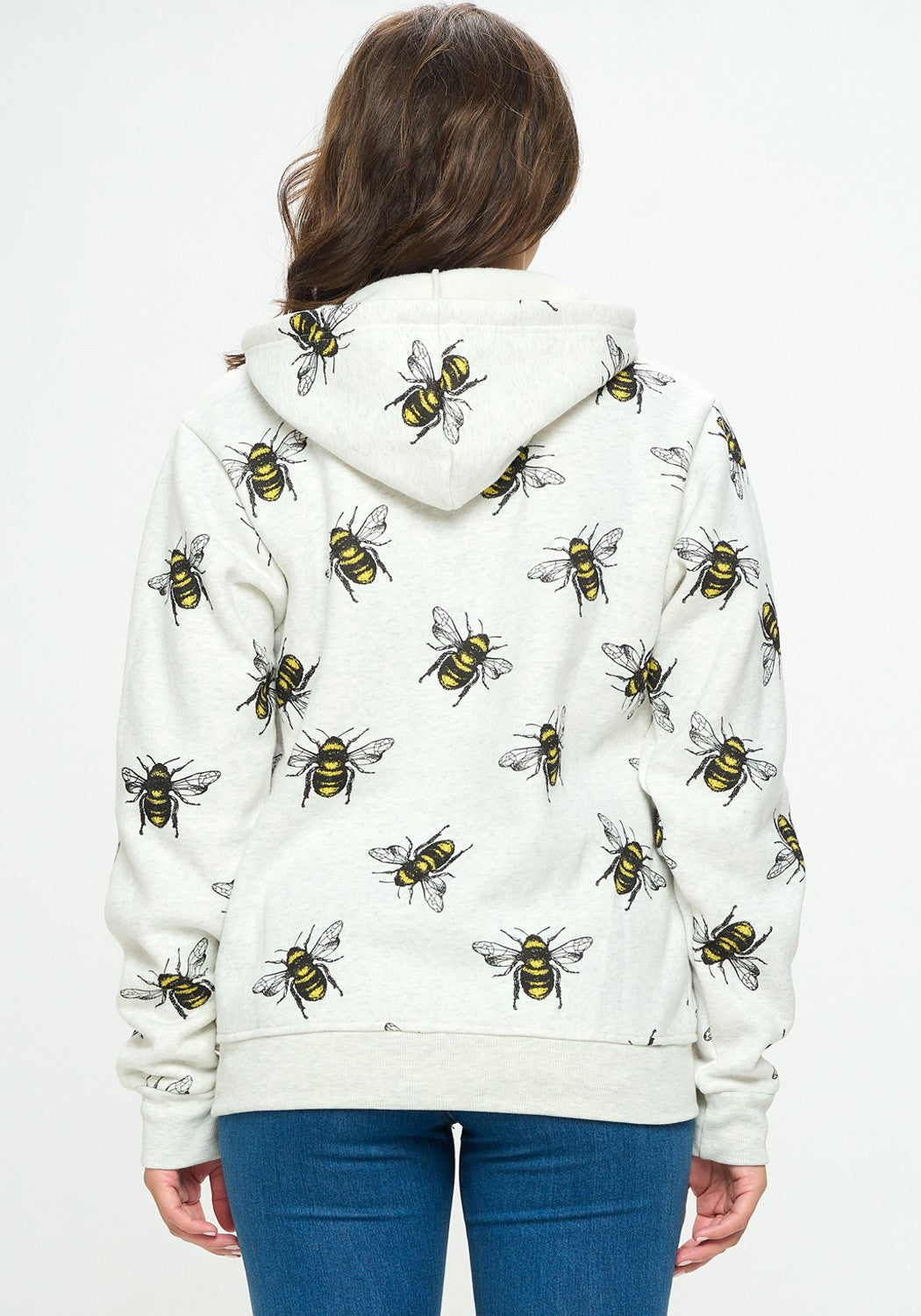 Big Bee Zipper Hoodie