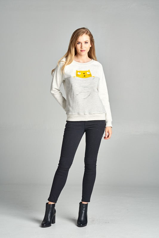 Illusion Cat Sweatshirt