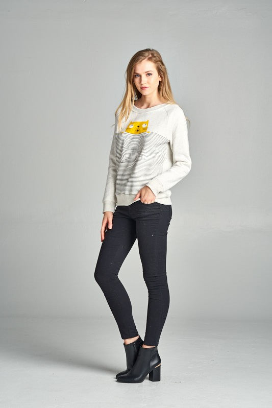 Illusion Cat Sweatshirt