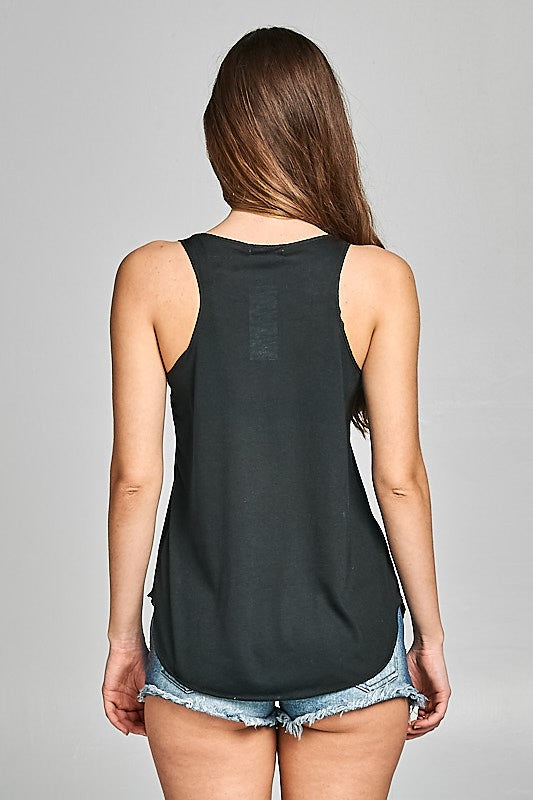 Boho Bull Graphic Tanktop
