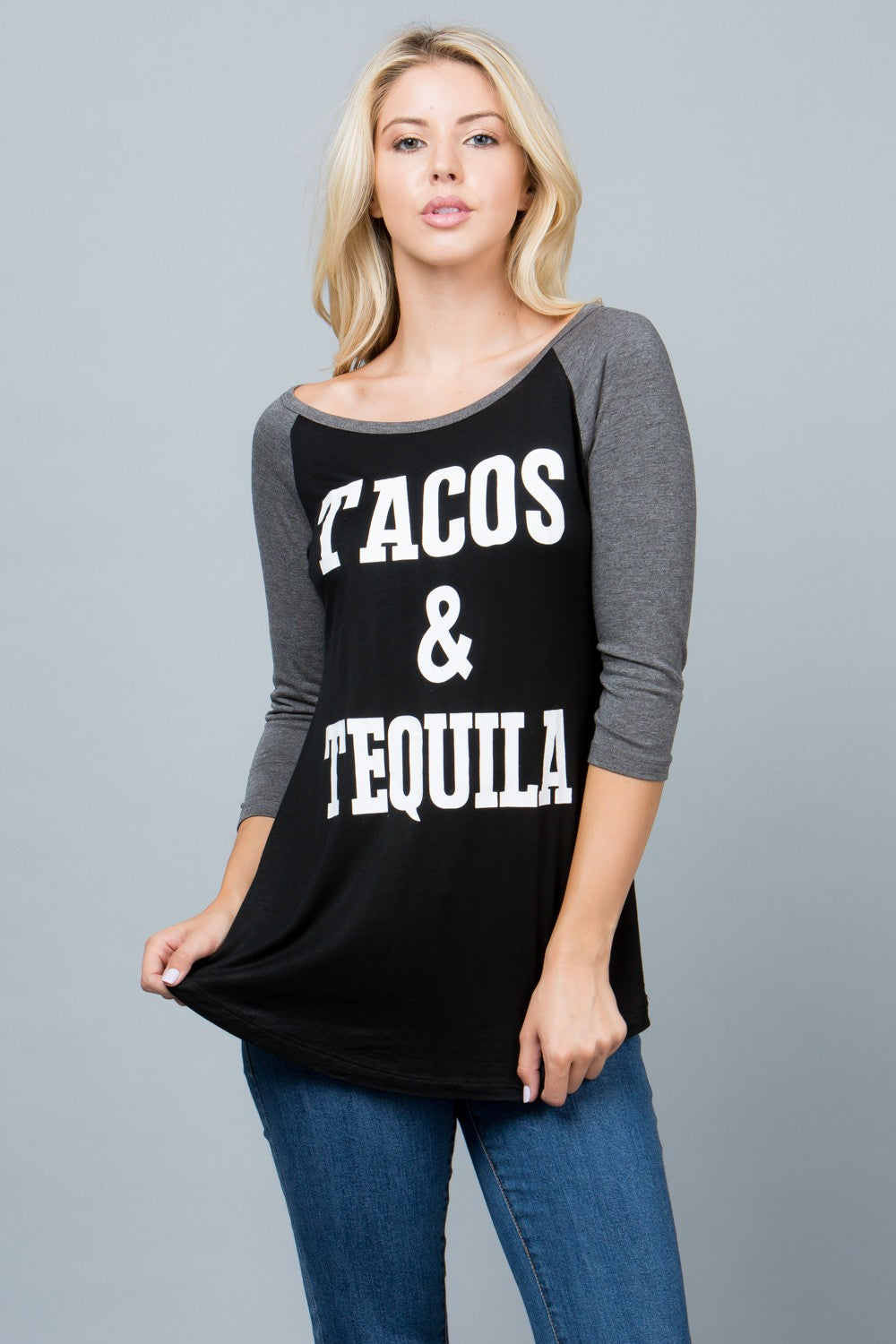 Tacos & Tequila Raglan Shirt