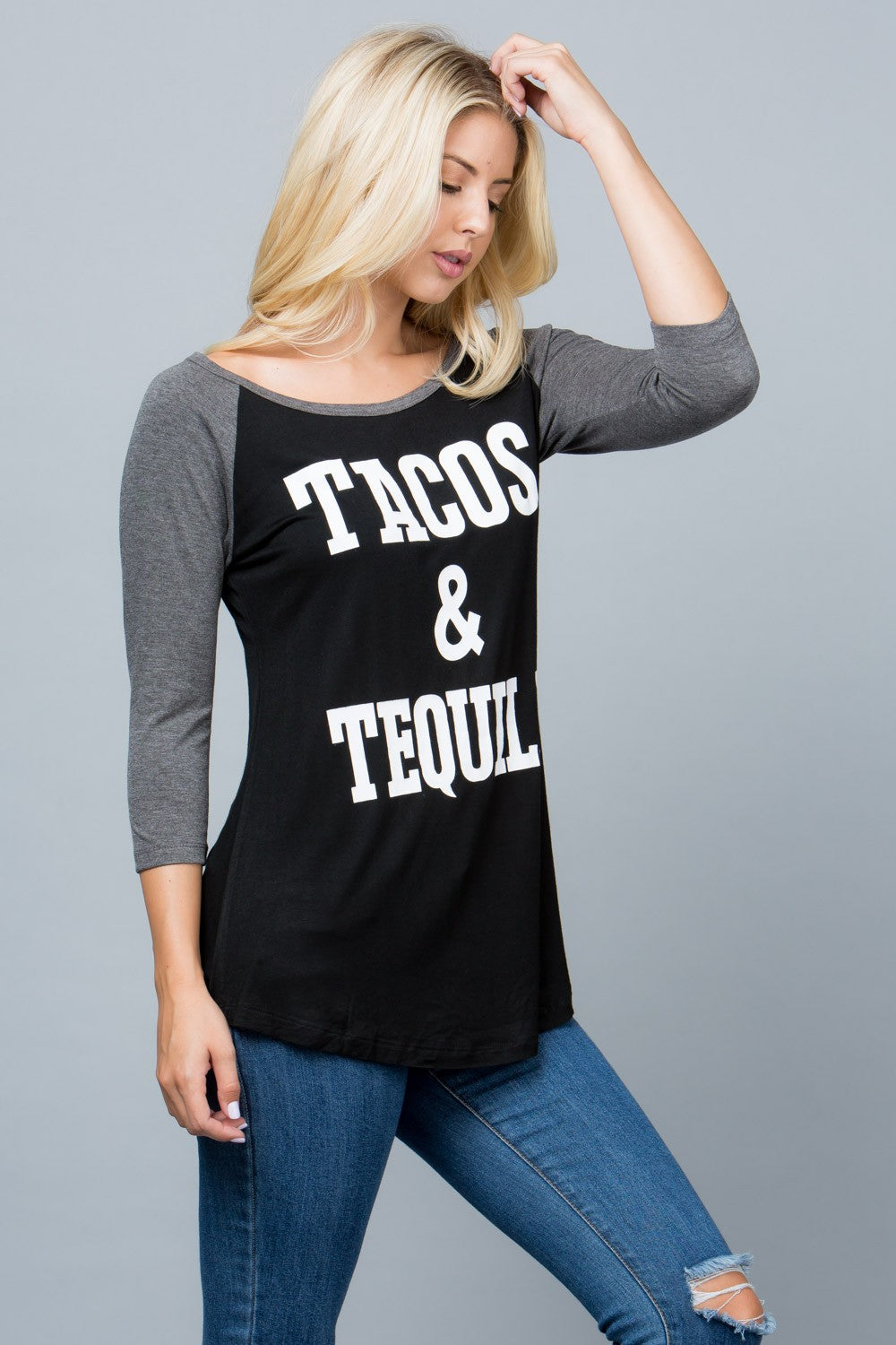 Tacos & Tequila Raglan Shirt