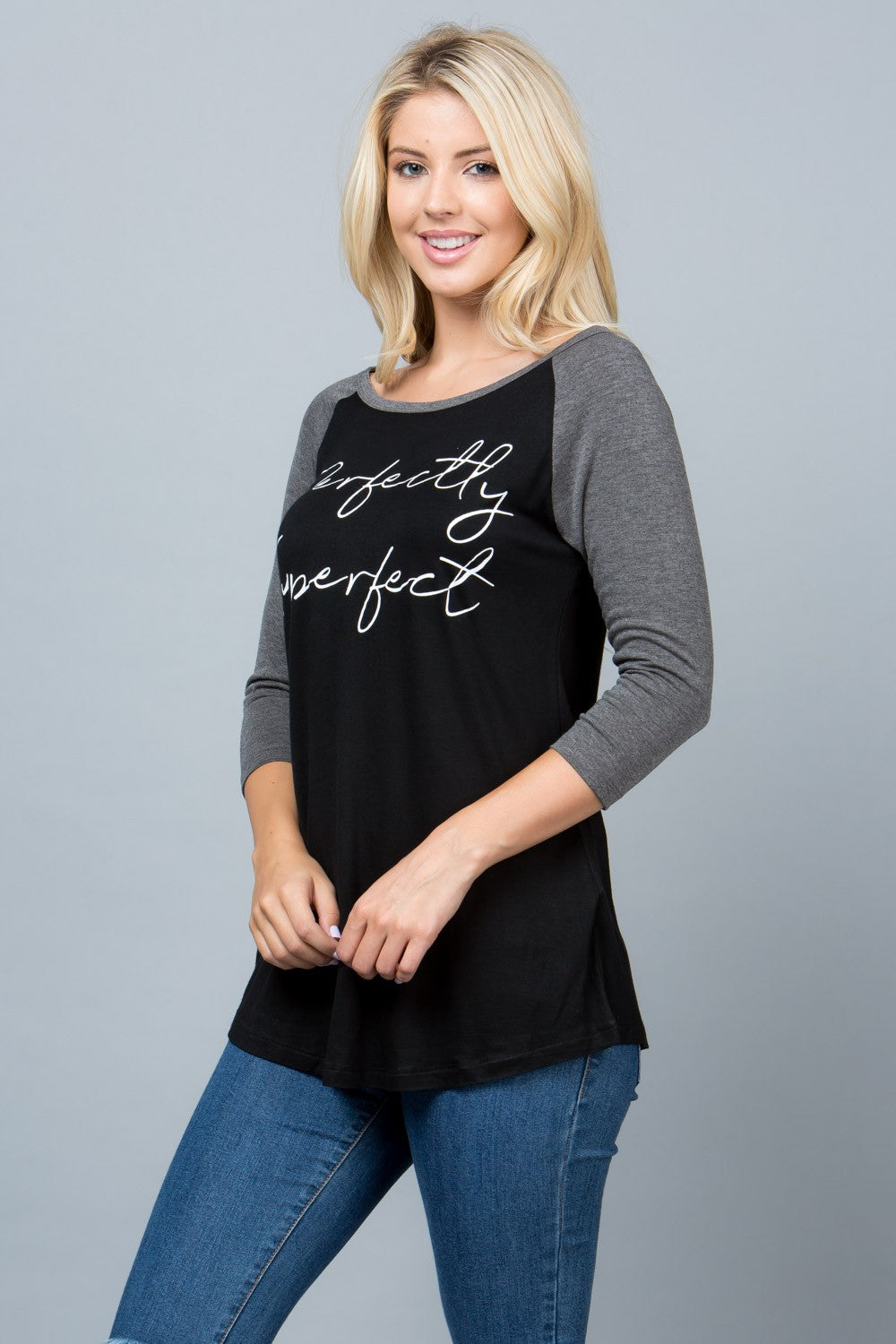 Perfectly Imperfect Raglan Shirt