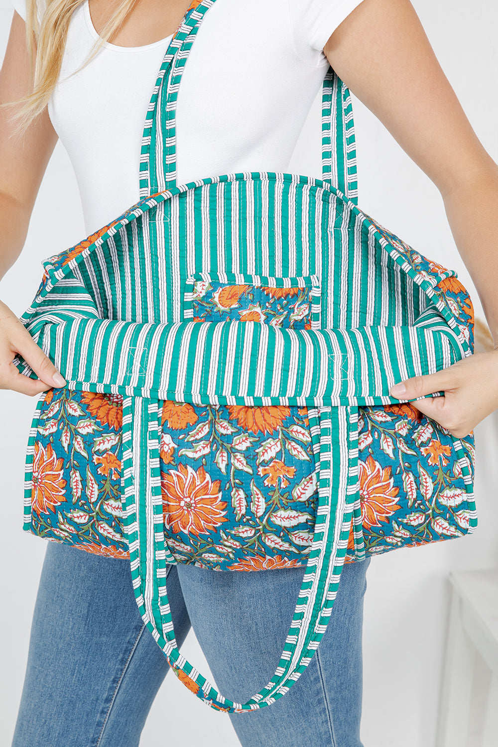 Quilted Tote Bag
