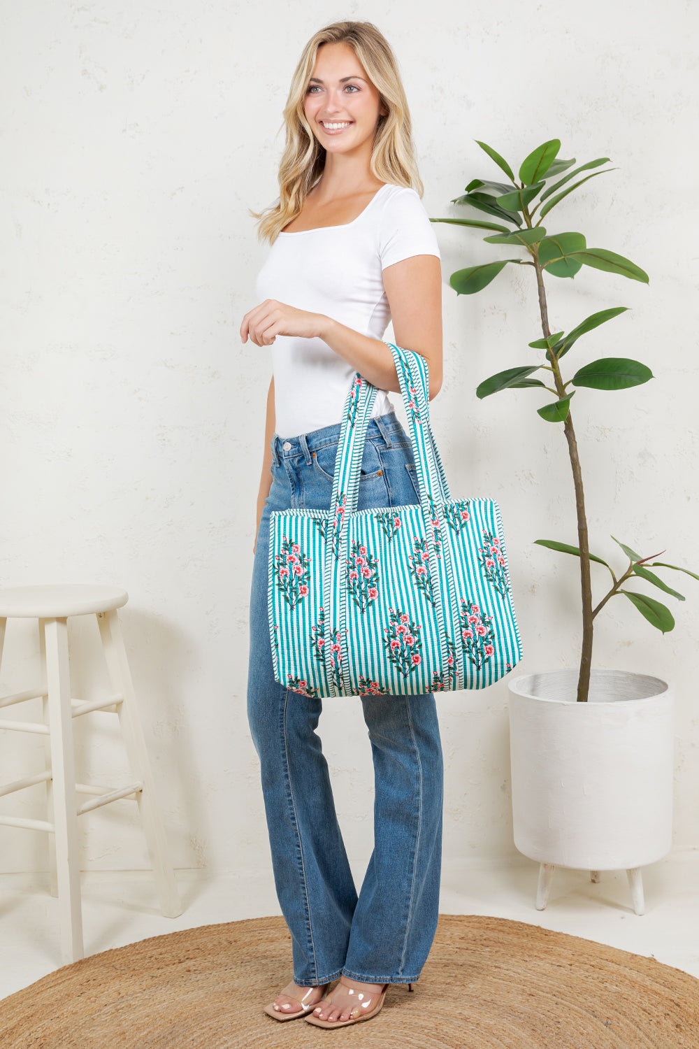 Quilted Tote Bag
