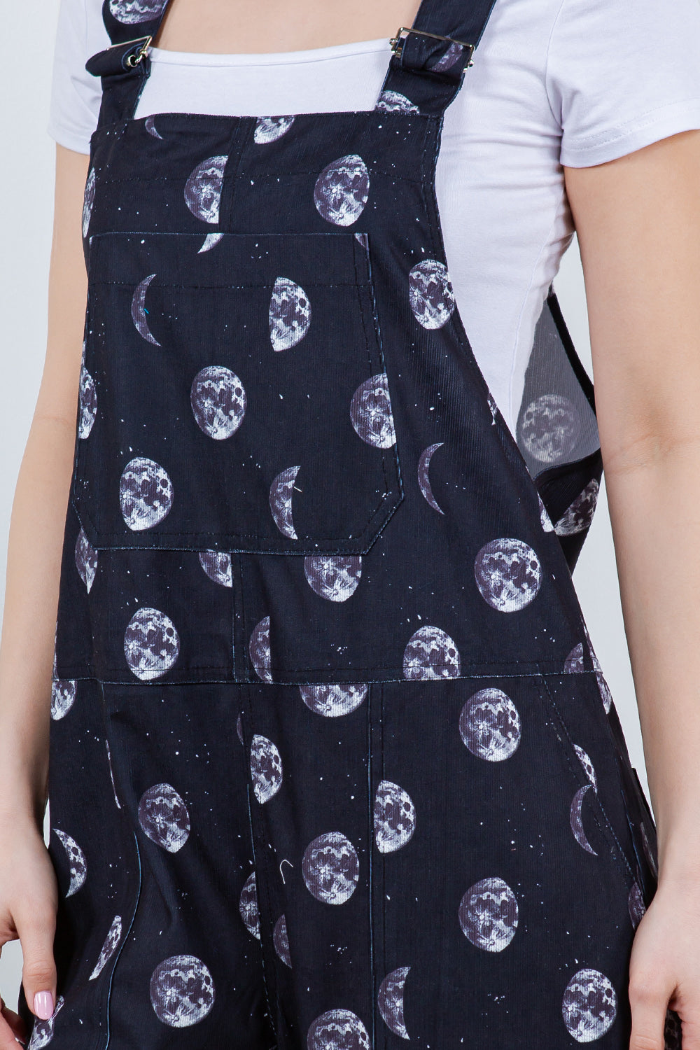 Phases of Moon Overall Jumpsuit