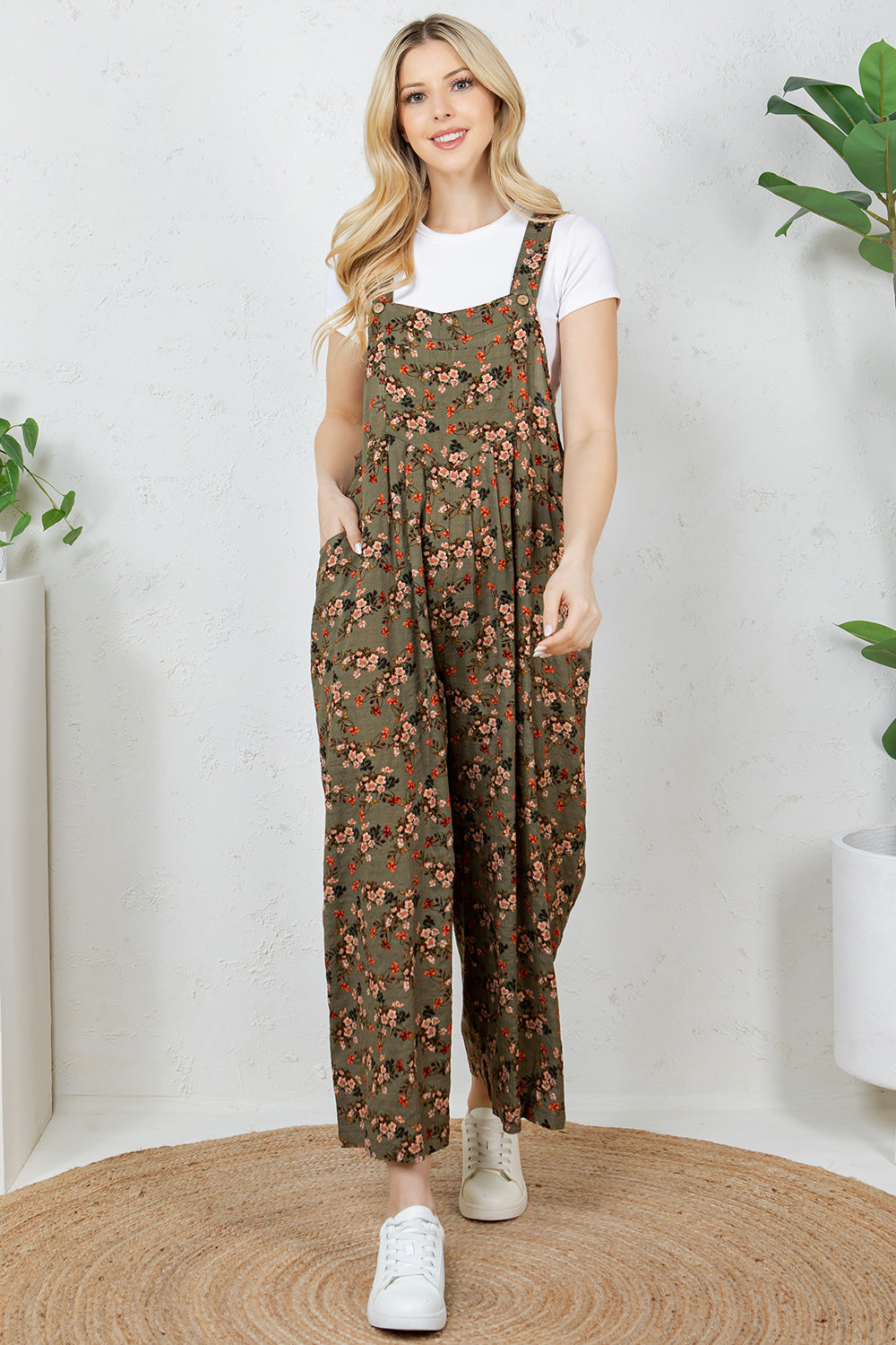 FLORAL OVERALL