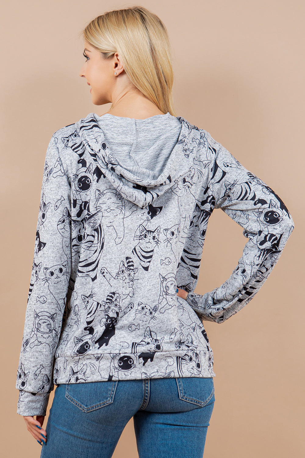 Playful Cats Pullover Hoodie