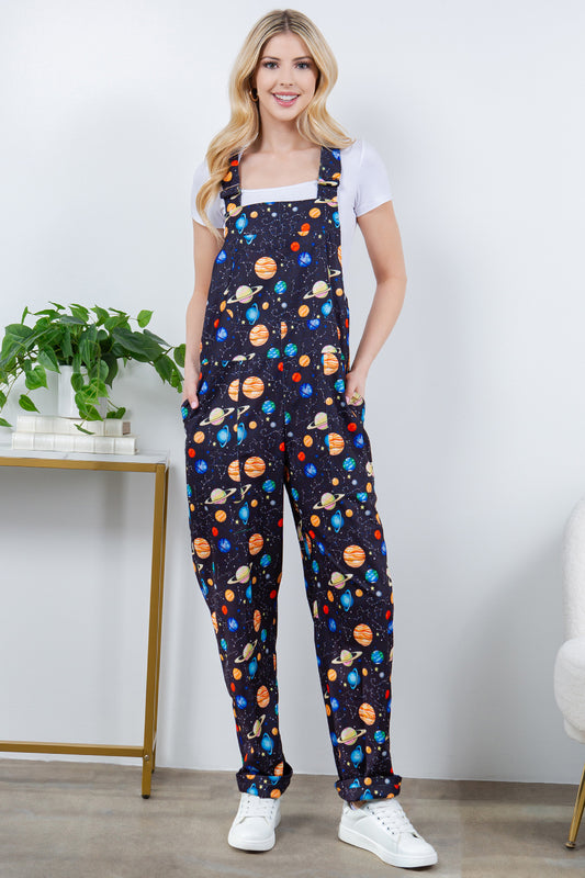 Planets Overall Jumpsuit
