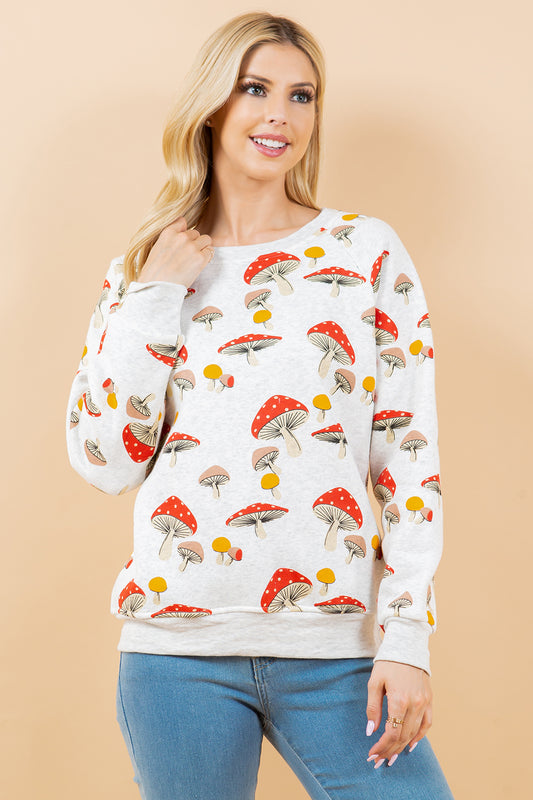 Portobello Mushroom Crewneck Sweatshirt
