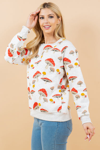 Portobello Mushroom Crewneck Sweatshirt
