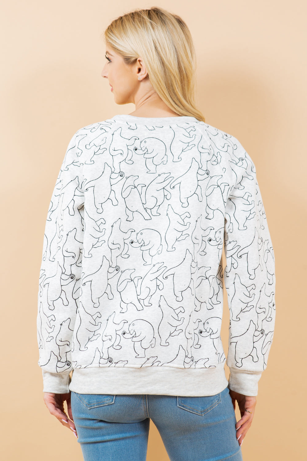 Dancing Polar Bear Crewneck Sweatshirt