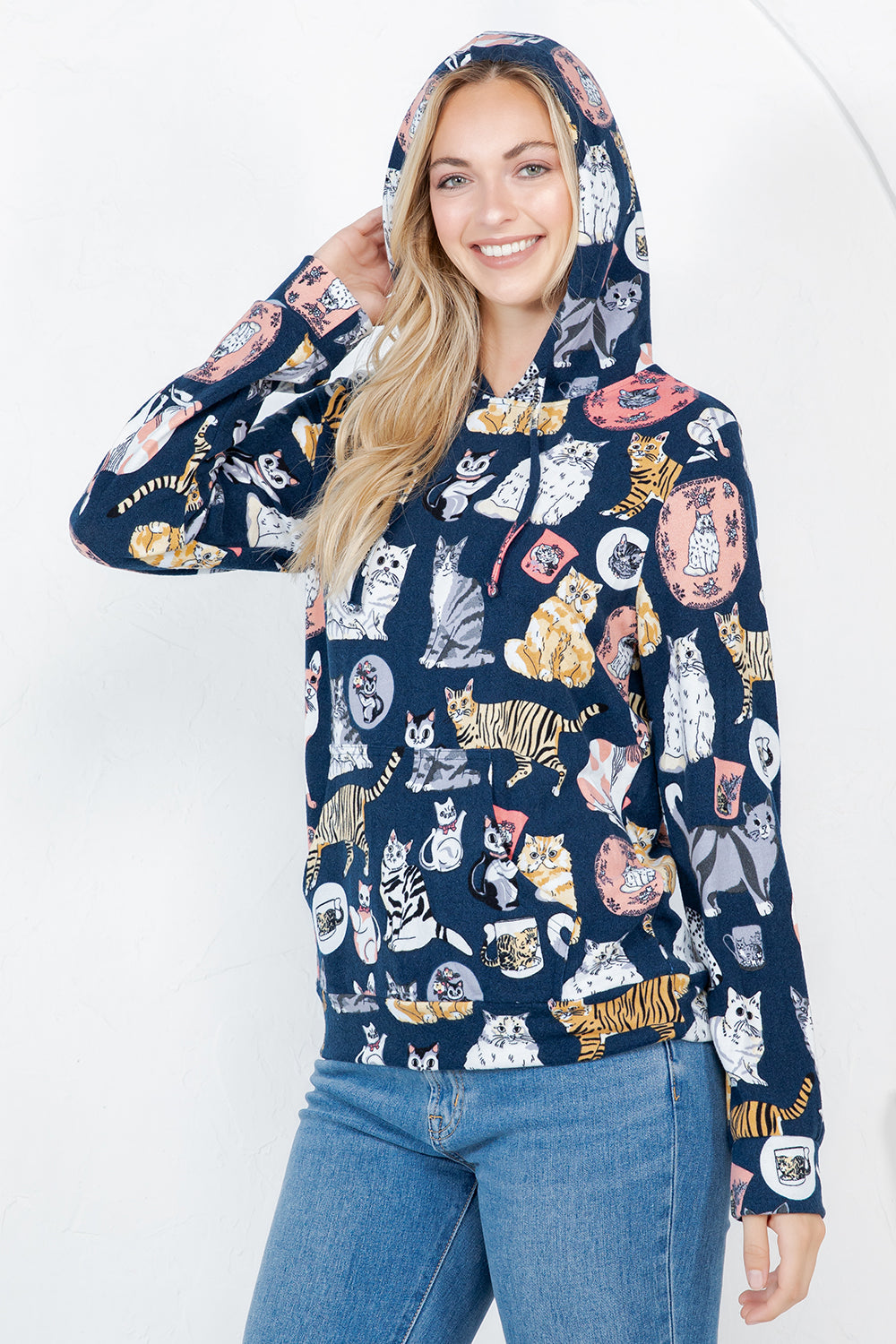 Cat Pullover Hoodie