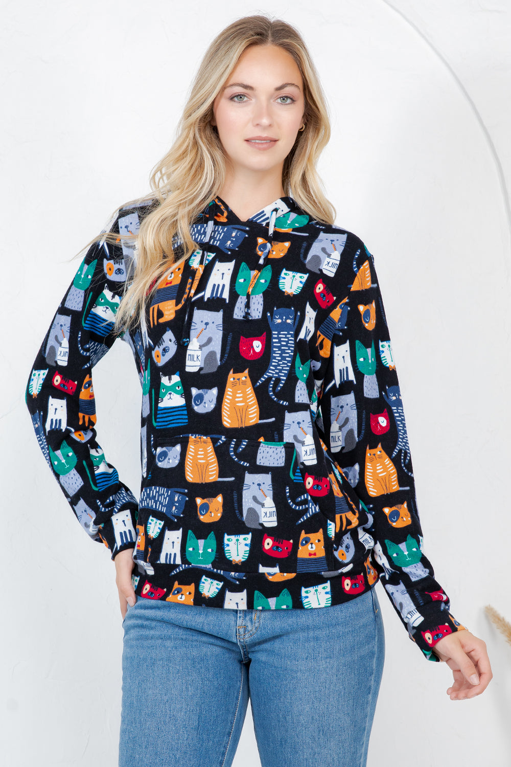 Cat Pullover Hoodie