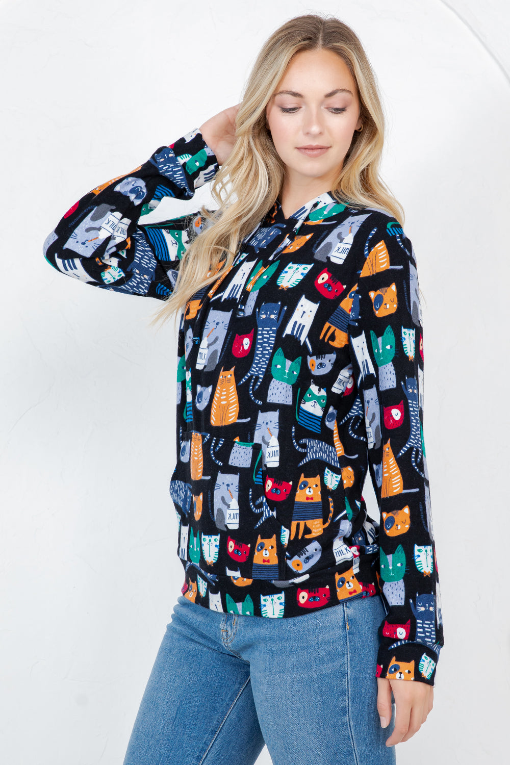 Cat Pullover Hoodie