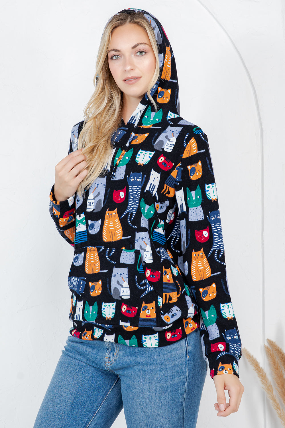 Cat Pullover Hoodie
