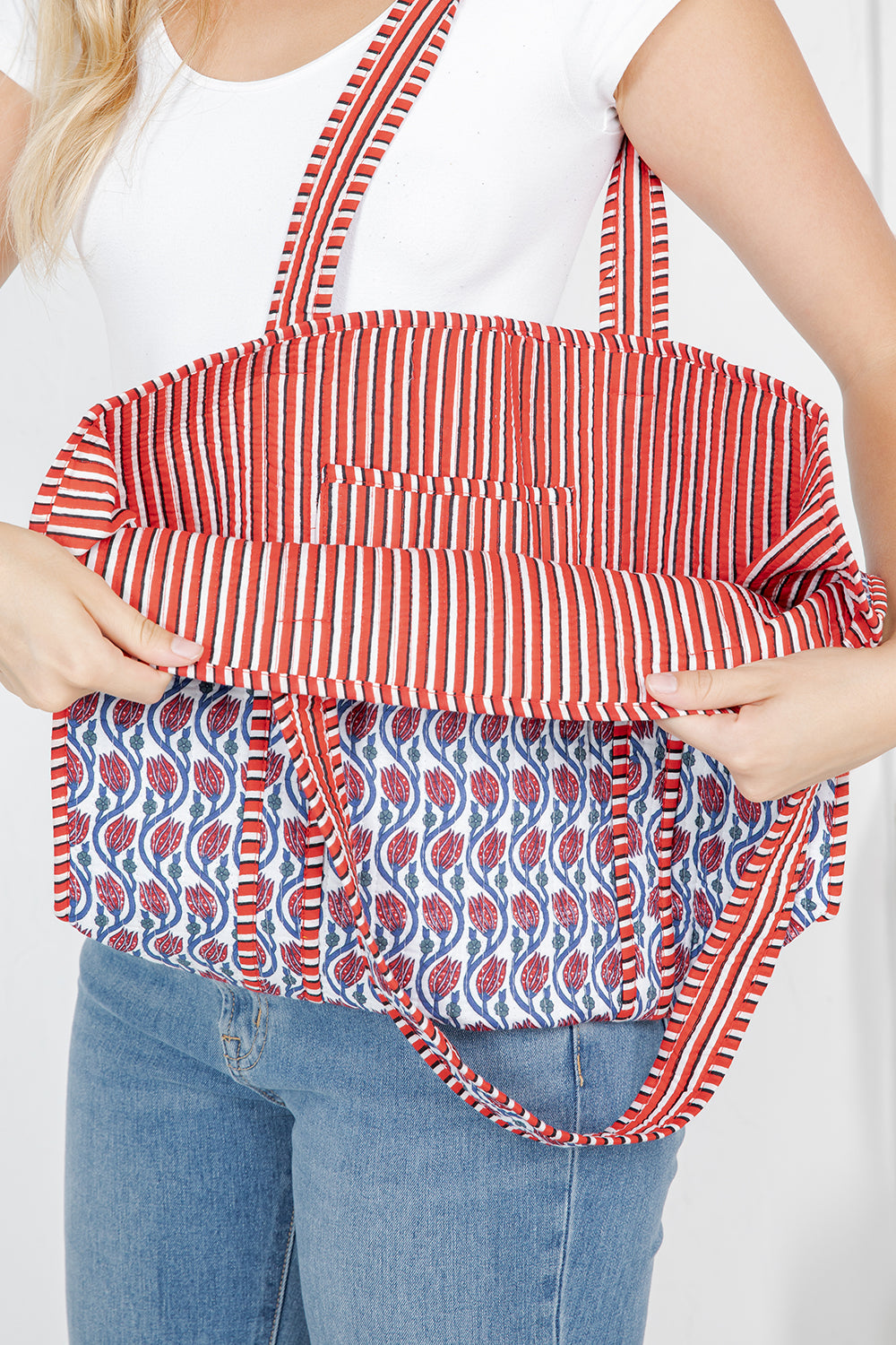 Quilted Tote Bag
