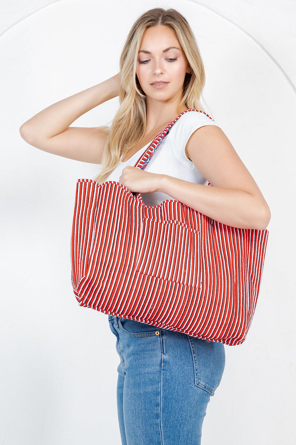 Quilted Tote Bag
