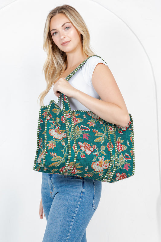 Quilted Tote Bag