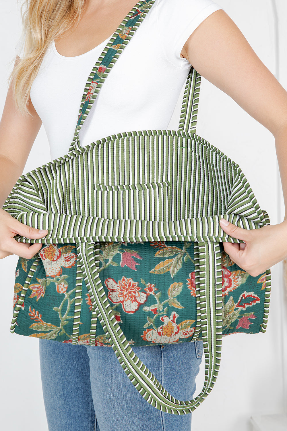 Quilted Tote Bag