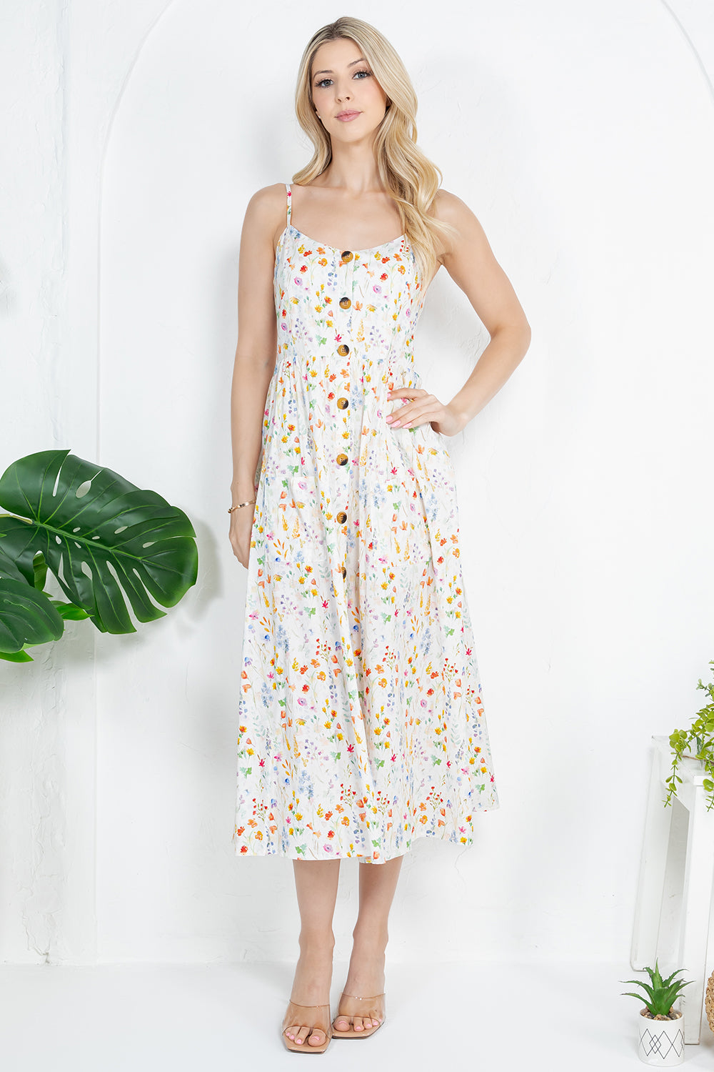 Floral Print Cami Dress
