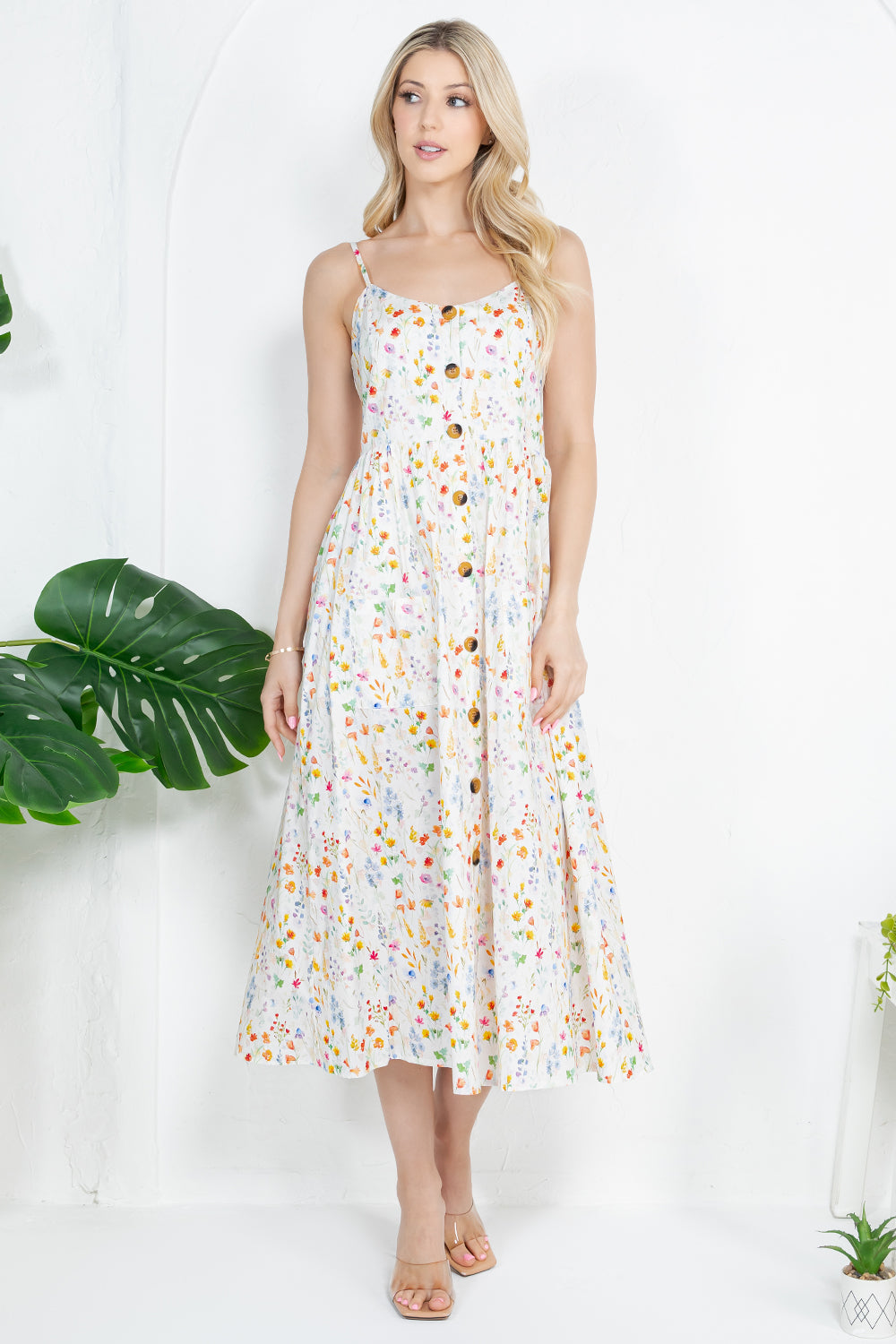 Floral Print Cami Dress