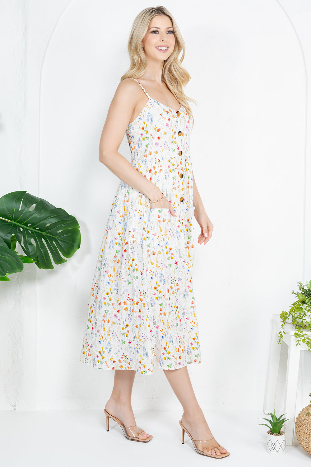Floral Print Cami Dress