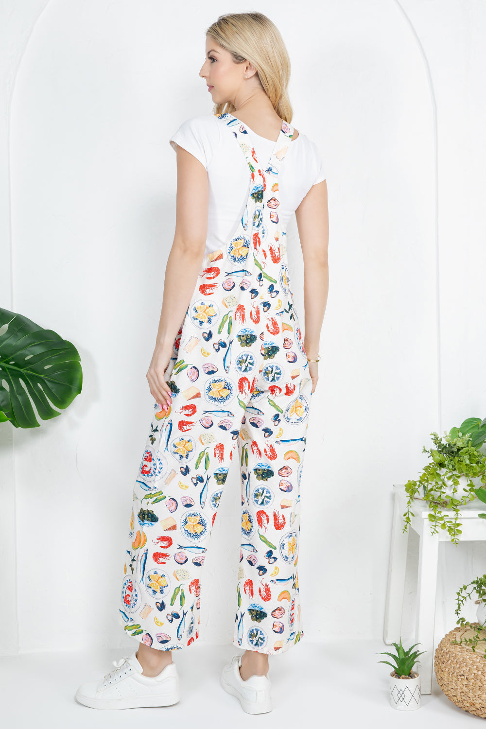 Fruits of the Sea Print Overall