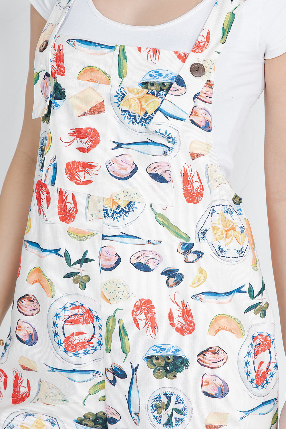 Fruits of the Sea Print Overall