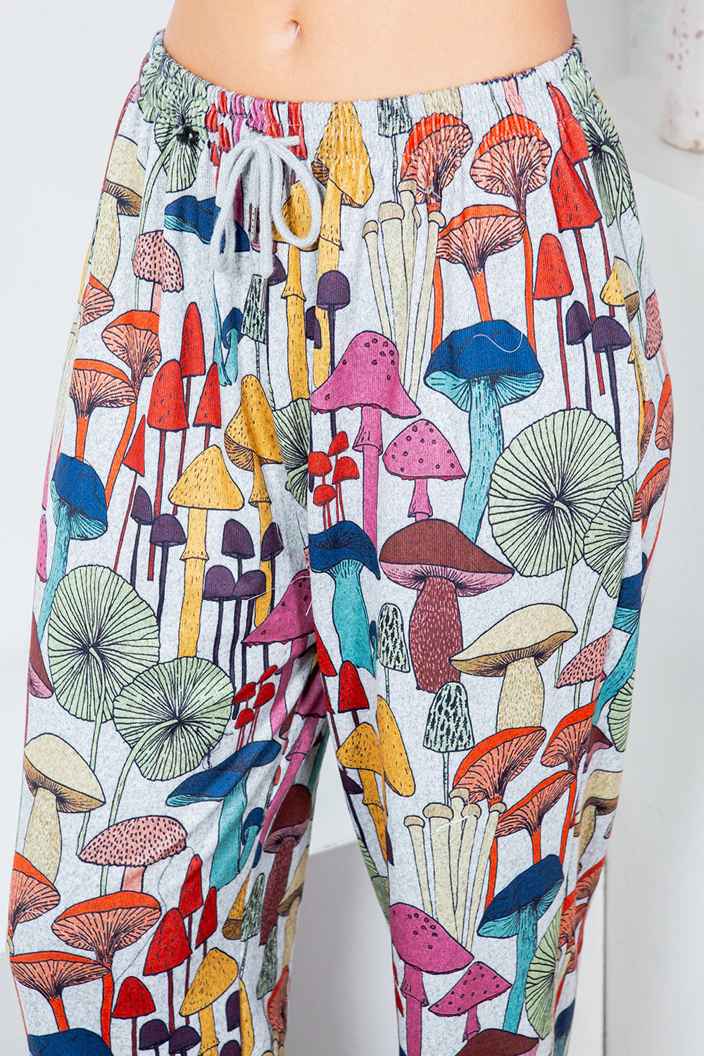 Whimsical Mushroom Jogger Pant