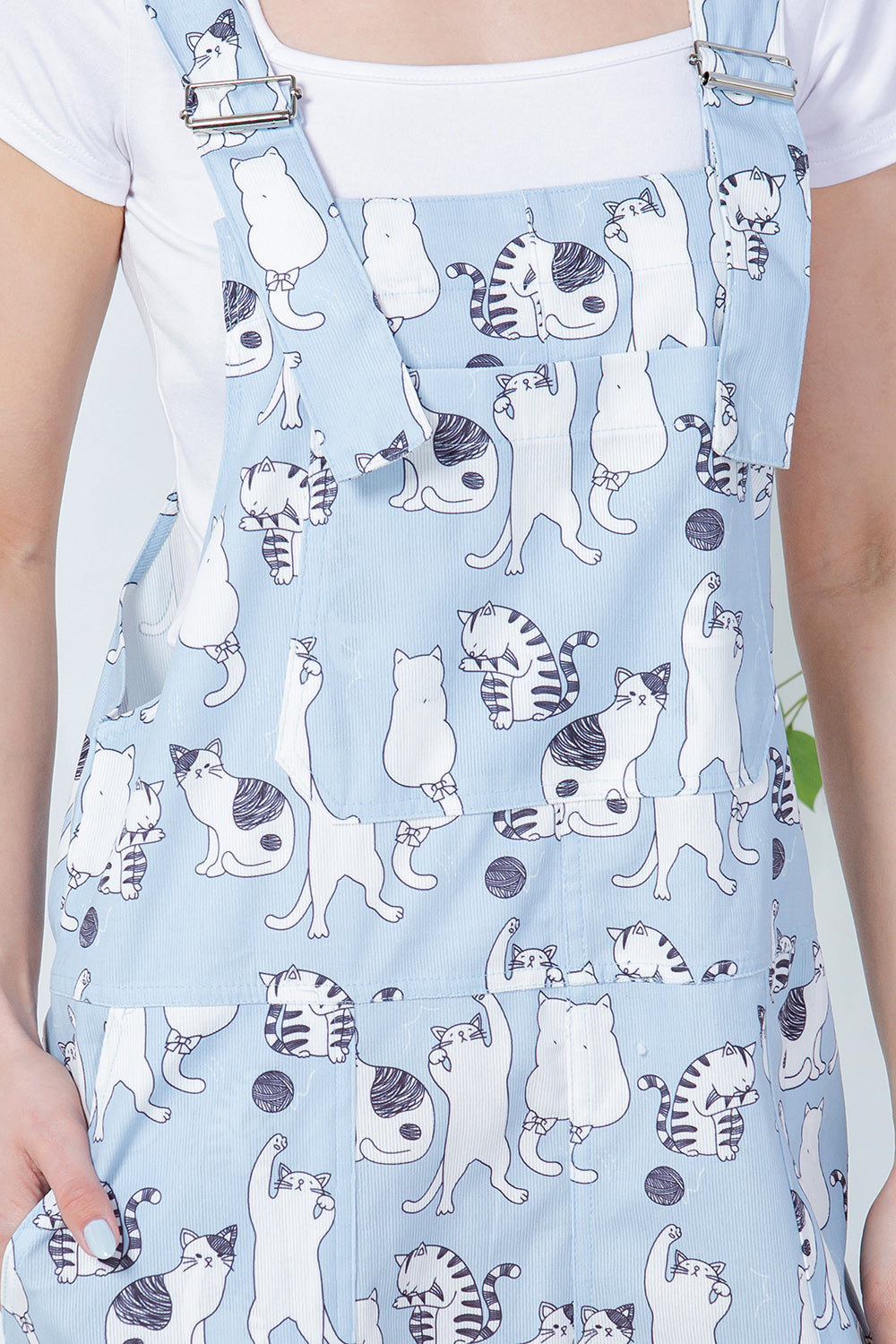 Dancing Cats Corduroy Overall