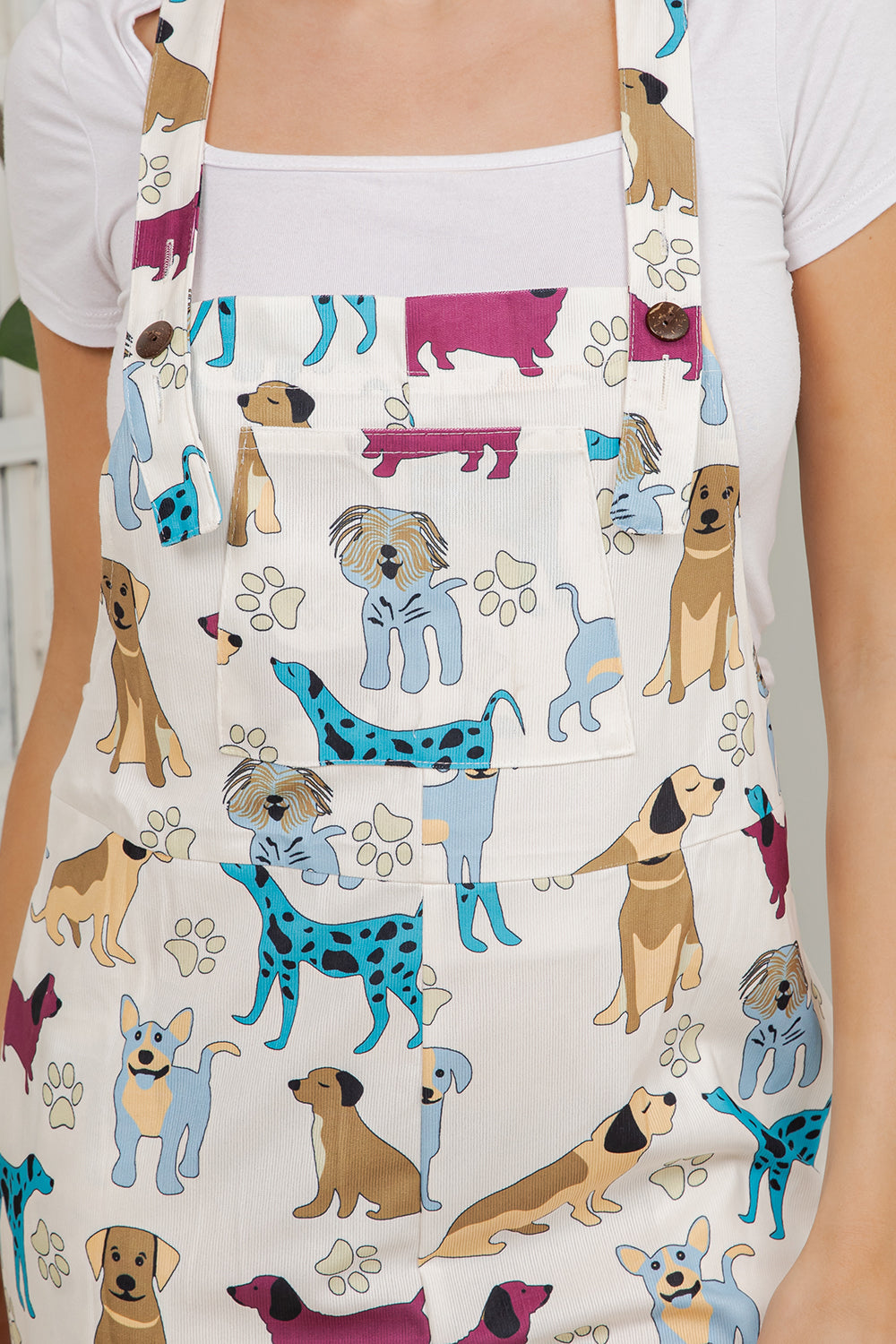 Dog Breeds Overall Jumpsuit