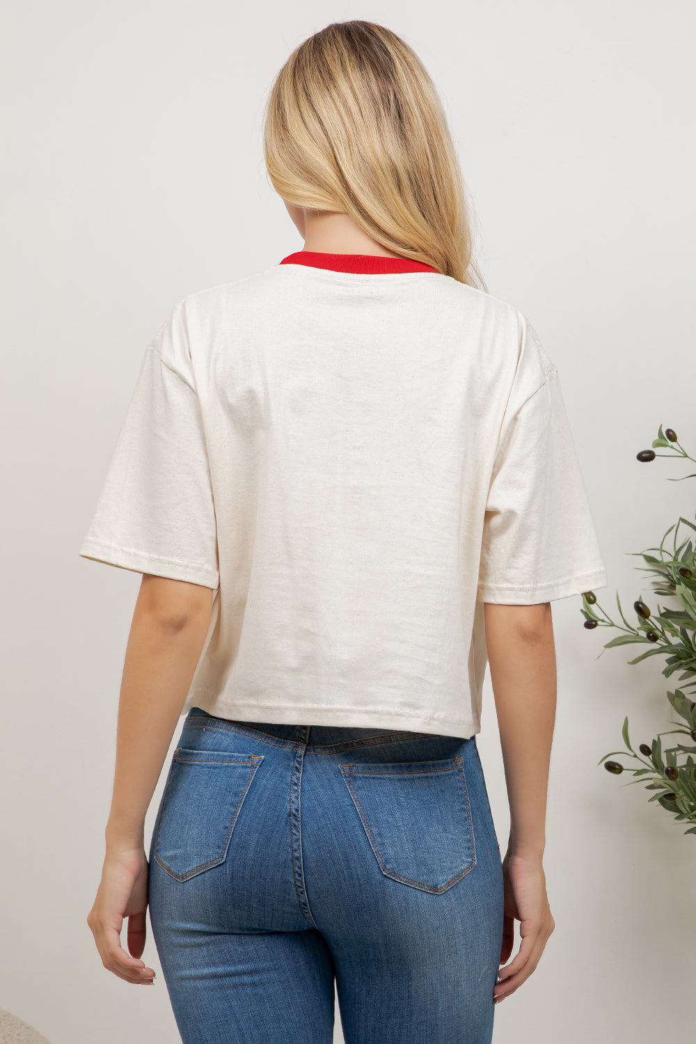 Chupa Chups Print Cotton Crop Top
