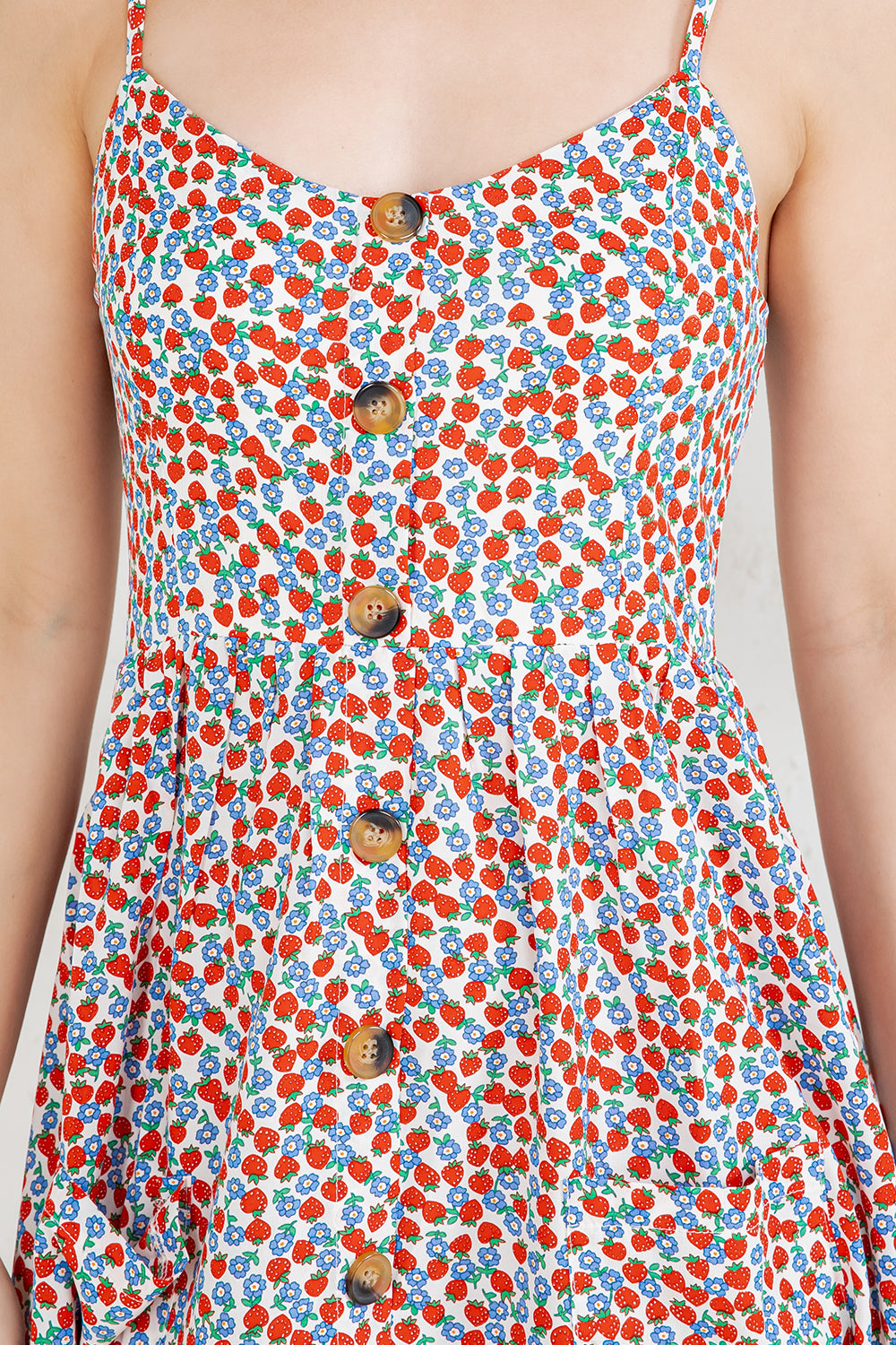 Retro Strawbeery Cami Dress