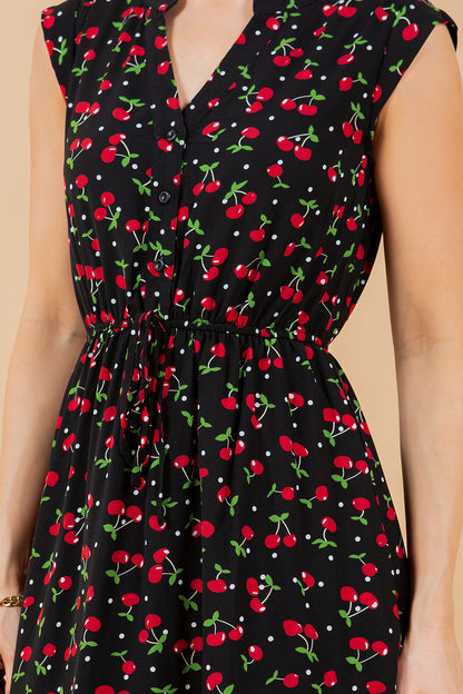 Cherry Print Everyday Dress