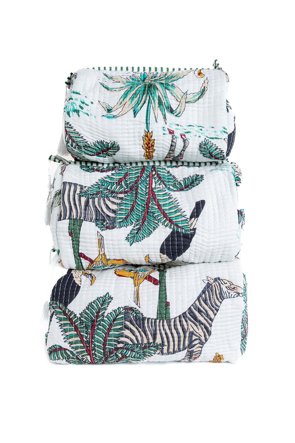Quilted Makeup/Toiletry Bag