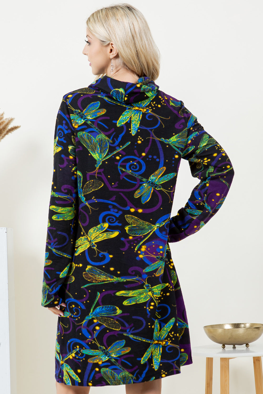 Magical Dragonfly Winter Tunic Dress