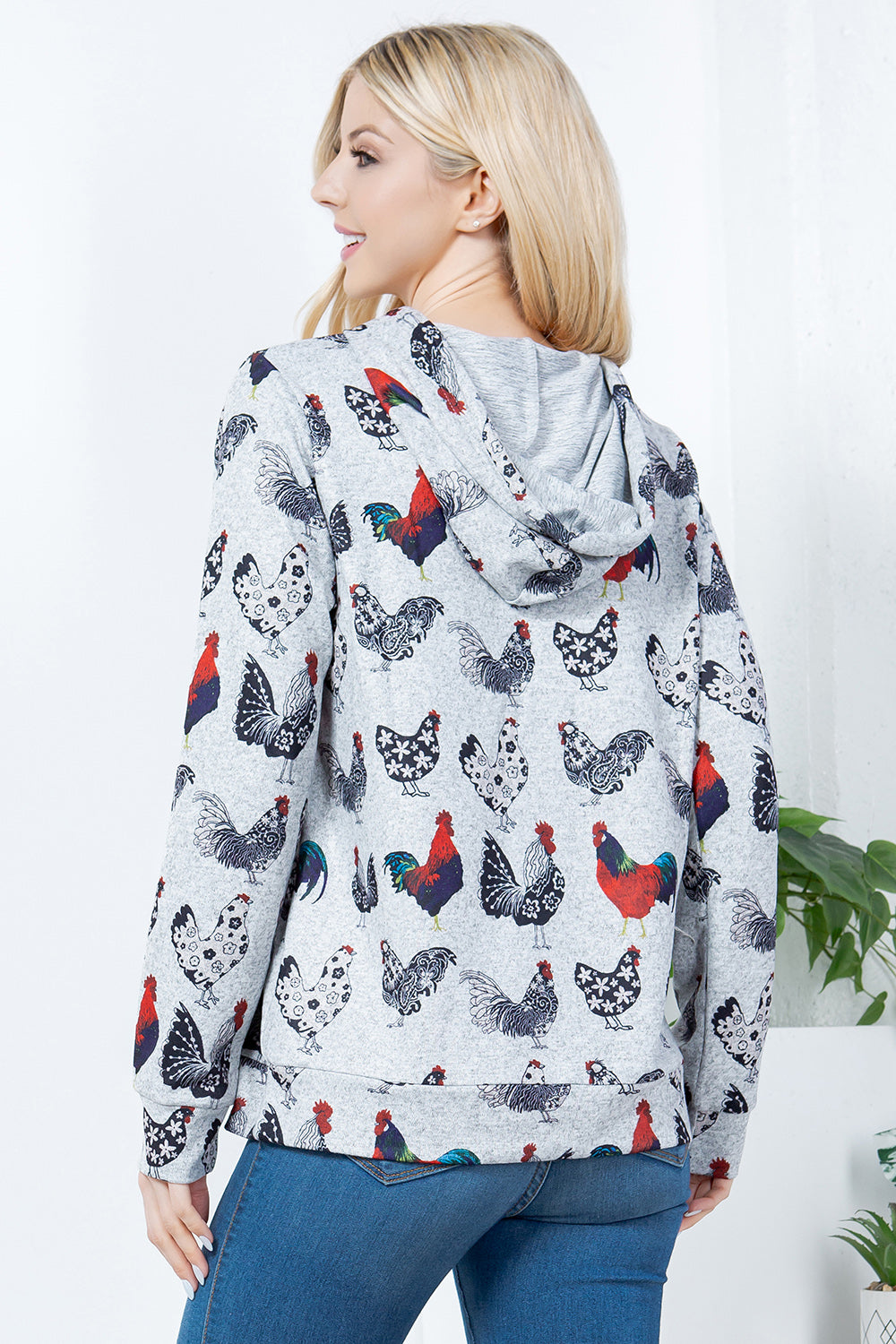 Variety Of Rooster Pullover Hoodie