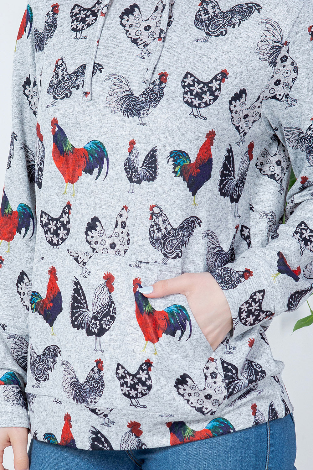 Variety Of Rooster Pullover Hoodie