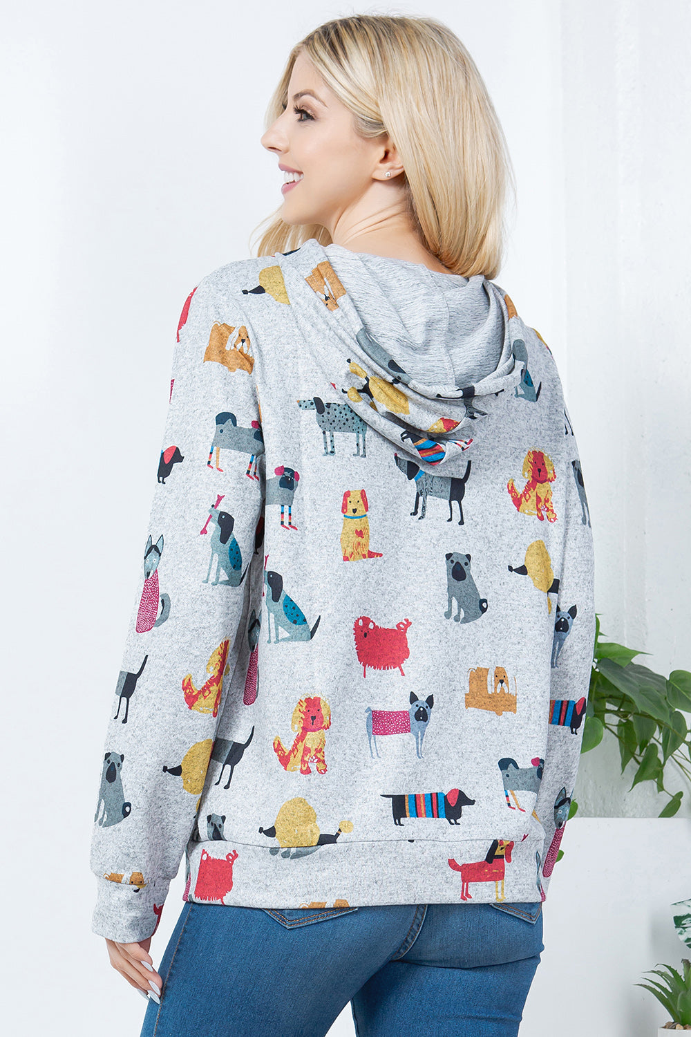 Variety Of Dog Plus Size Pullover Hoodie