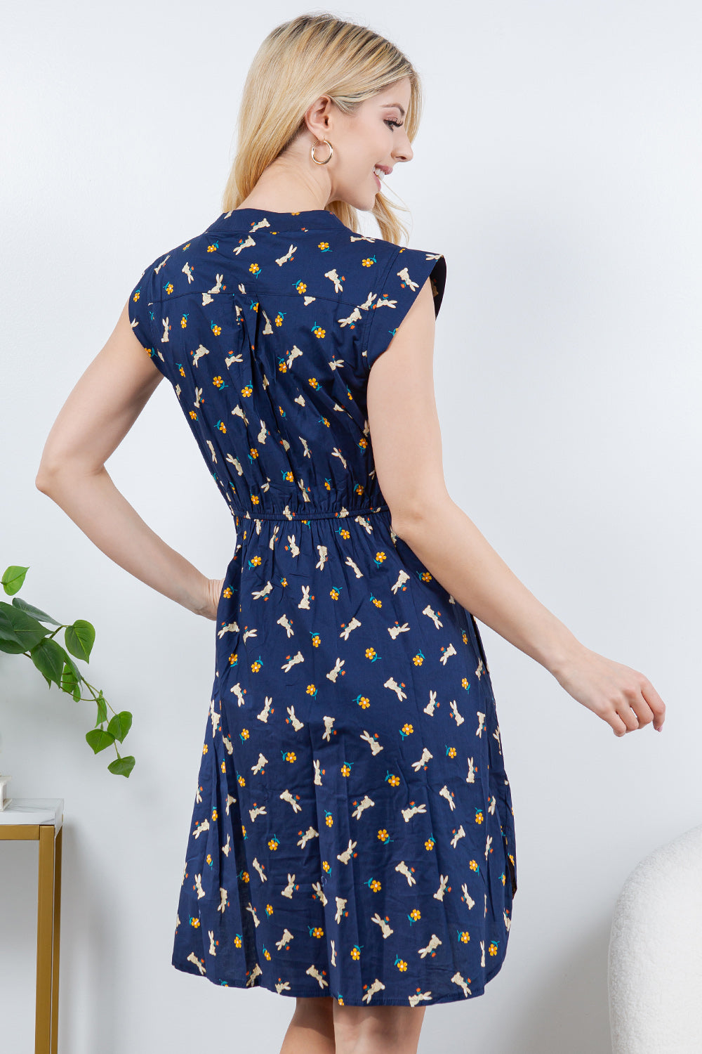 Bunny With Floral Dress